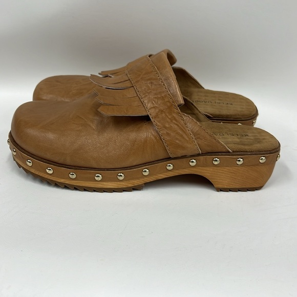 Kelsi Dagger Brooklyn Hobby Kilty Wooden Clogs Sz‎ 9 NWOB - Picture 5 of 9